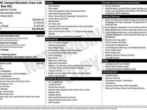 Used 2025 GMC Canyon Elevation w/ Technology Package image 4