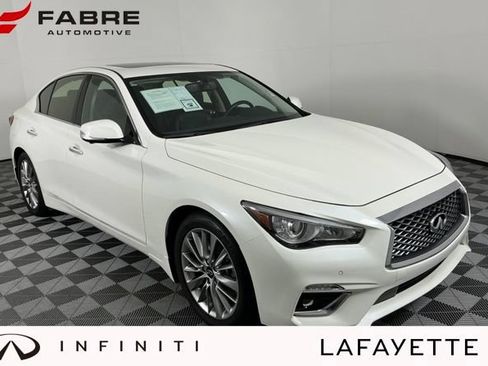 Certified 2023 INFINITI Q50 Luxe w/ Cargo Package RWD image 1
