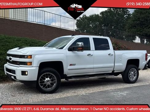Used 2019 Chevrolet Silverado 3500 LTZ w/ Duramax Plus Package AWD/4WD image 1
