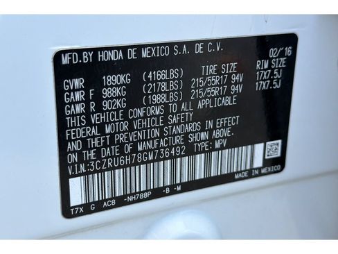 Used 2016 Honda HR-V EX-L image 9