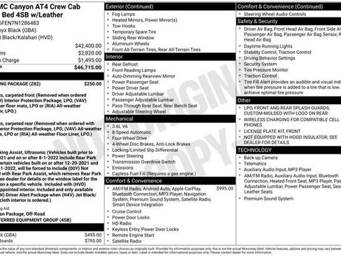 Used 2022 GMC Canyon AT4 w/ Trailering Package image 11