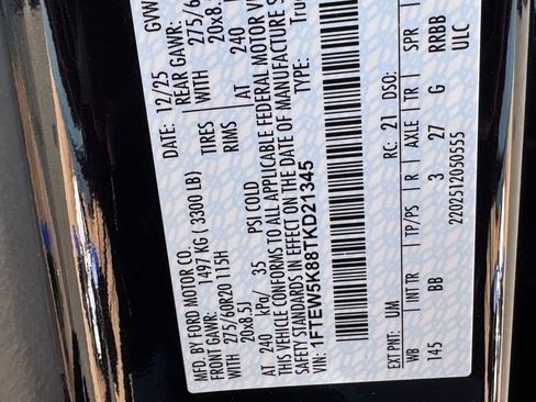 New 2026 Ford F150 Lariat w/ Equipment Group 501A Mid image 52