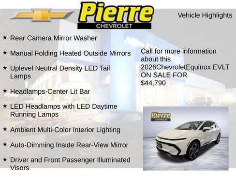 New 2026 Chevrolet Equinox EV LT w/ Convenience Package II AWD/4WD image 23