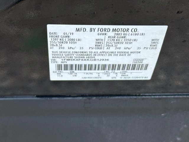 Used 2019 Ford Explorer Limited w/ Class III Trailer Tow Package AWD/4WD image 29