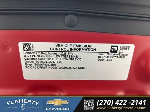 New 2026 Chevrolet Trax RS w/ Driver Confidence Package image 17