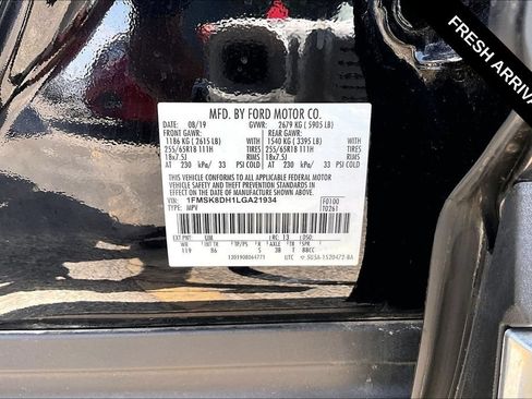 Used 2020 Ford Explorer XLT AWD/4WD image 17