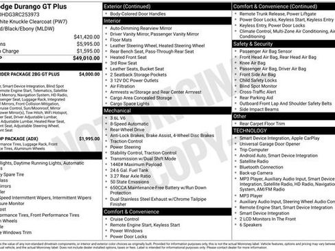 Used 2024 Dodge Durango GT RWD image 4