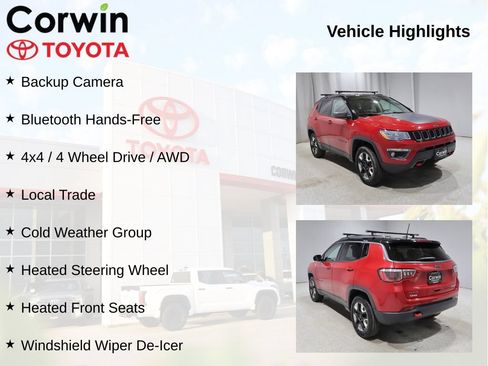 Used 2018 Jeep Compass Trailhawk w/ Cold Weather Group AWD/4WD image 11