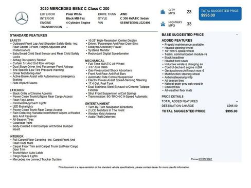Used 2020 Mercedes-Benz C 300 C 300 image 42