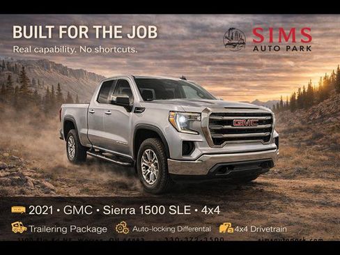 Used 2021 GMC Sierra 1500 SLE w/ LPO, GMC Protection Package image 1