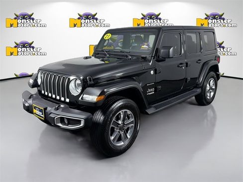 Used 2021 Jeep Wrangler Unlimited Sahara image 1