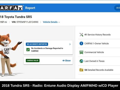 Used 2018 Toyota Tundra SR5 RWD image 9