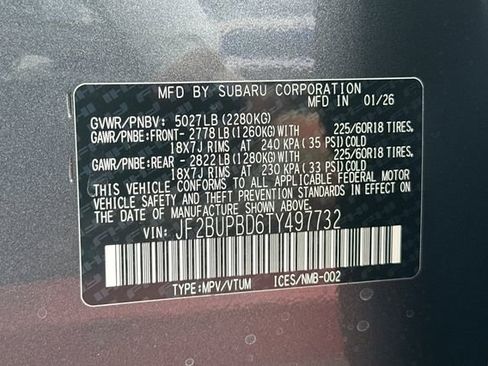 New 2026 Subaru Outback Premium image 24