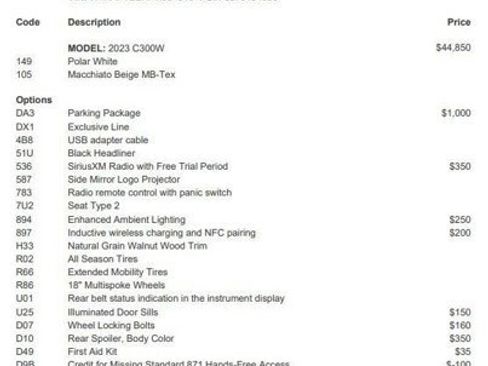 Certified 2023 Mercedes-Benz C 300 Sedan image 4