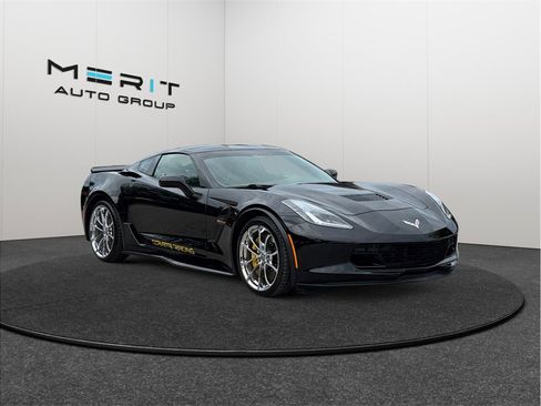 Used 2017 Chevrolet Corvette Grand Sport w/ Grand Sport Heritage Package RWD image 1