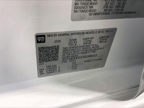 Used 2025 GMC Sierra 1500 Elevation w/ Elevation Premium Package AWD/4WD image 71