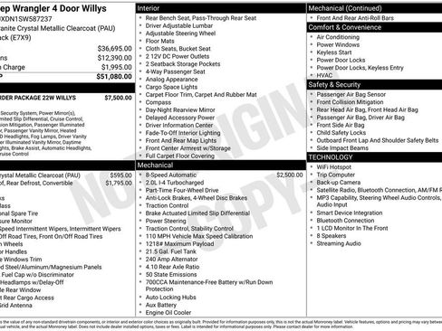 Used 2025 Jeep Wrangler Unlimited Sport AWD/4WD image 3
