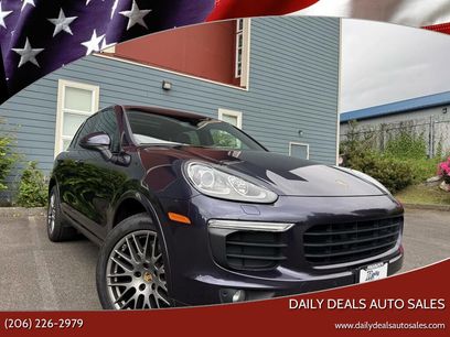 Used 2017 Porsche Cayenne Platinum Edition w/ Premium Package (PJV)