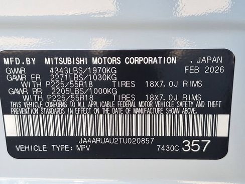 New 2026 Mitsubishi Outlander Sport AWD image 36