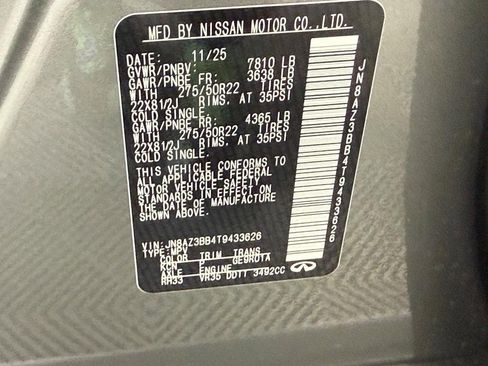 New 2026 INFINITI QX80 Luxe w/ Cargo Package image 28