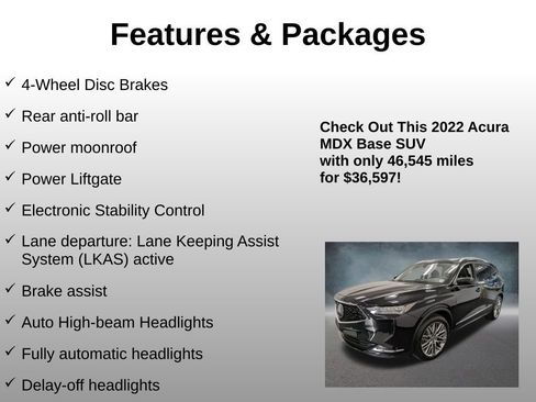 Used 2022 Acura MDX SH-AWD w/ Advance Package image 24