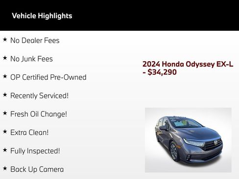 Used 2024 Honda Odyssey EX-L image 57