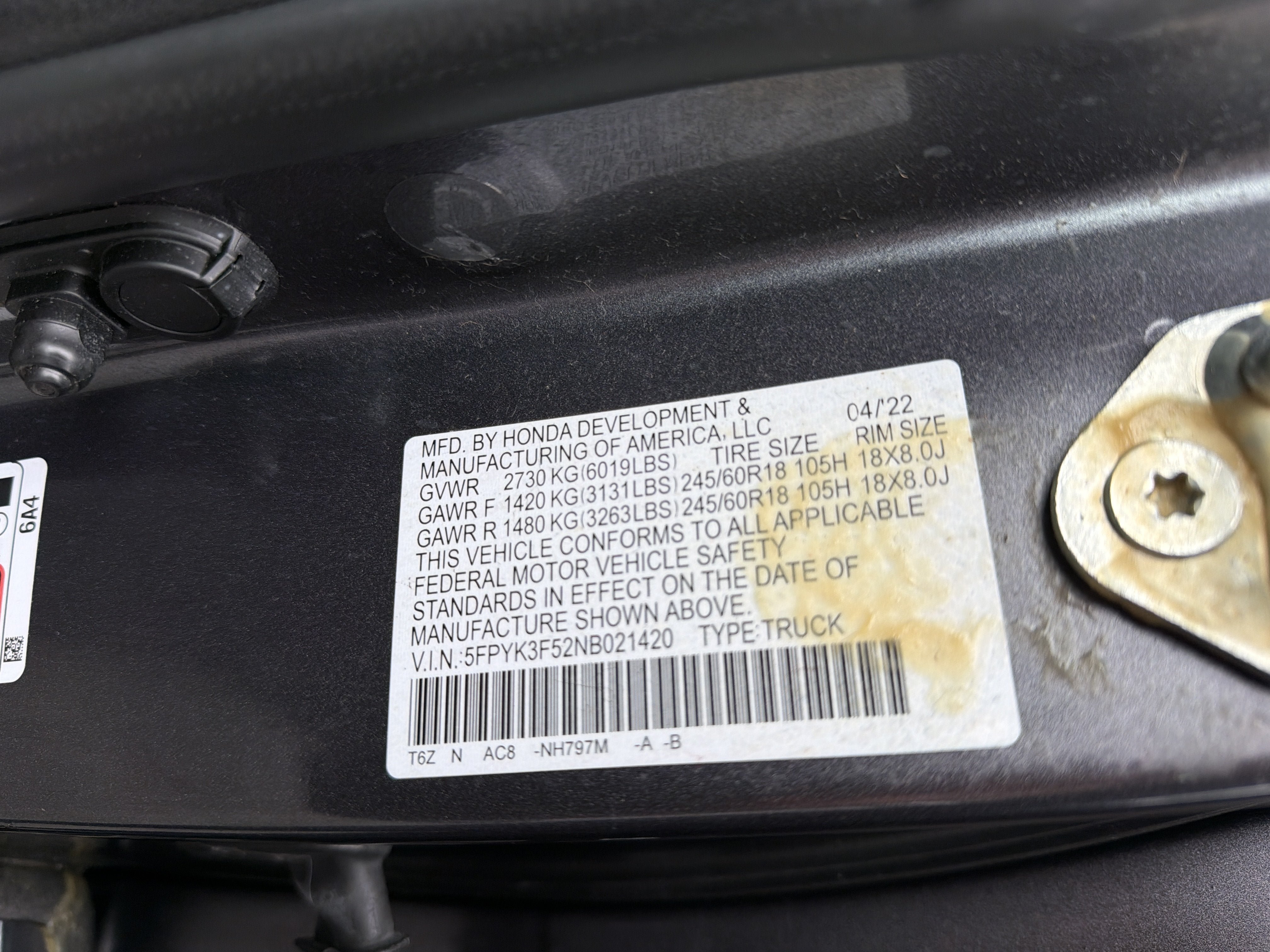Used 2022 Honda Ridgeline RTL image 25
