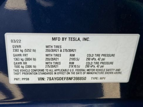 Used 2022 Tesla Model Y Performance AWD/4WD image 26
