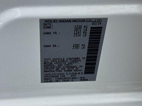 Used 2025 Nissan Leaf SV Plus FWD image 12