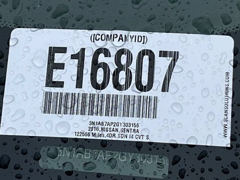 Used 2016 Nissan Sentra S w/ Protection Package FWD image 21