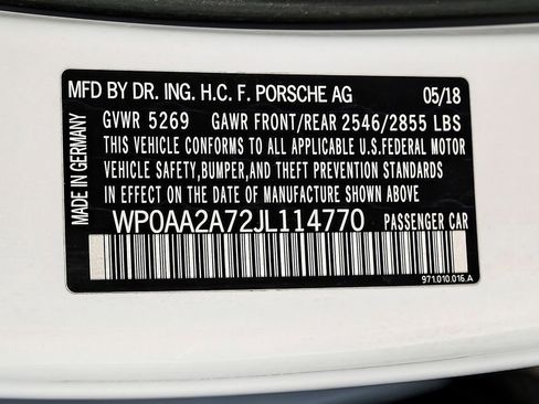 Used 2018 Porsche Panamera 4 AWD/4WD image 73