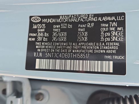 New 2026 Hyundai Santa Cruz SEL image 33