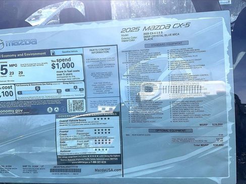 New 2025 MAZDA CX-5 AWD 2.5 S image 13