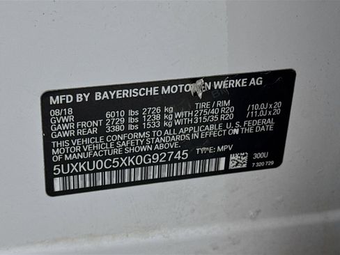 Used 2019 BMW X6 sDrive35i w/ Executive Package image 35