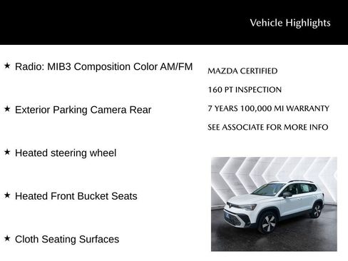 Used 2025 Volkswagen Taos S AWD/4WD image 6
