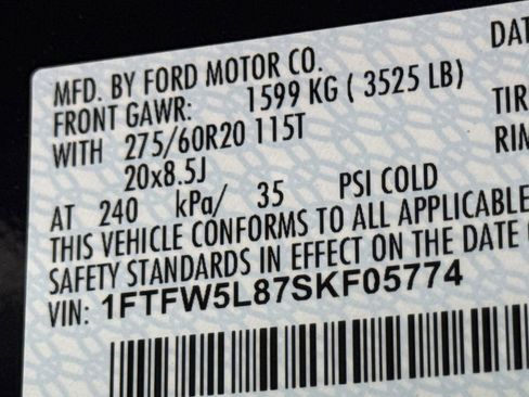 New 2025 Ford F150 Lariat w/ Equipment Group 501A Mid image 32