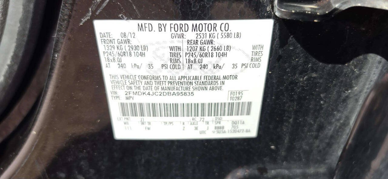 Used 2013 Ford Edge SEL AWD/4WD image 9