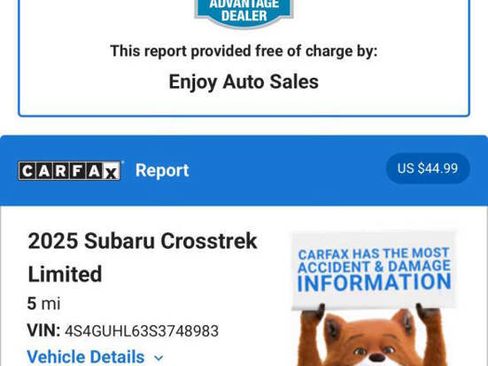 Used 2025 Subaru Crosstrek 2.5i Limited image 8
