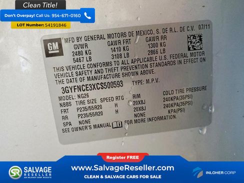 Used 2012 Cadillac SRX Premium FWD image 17