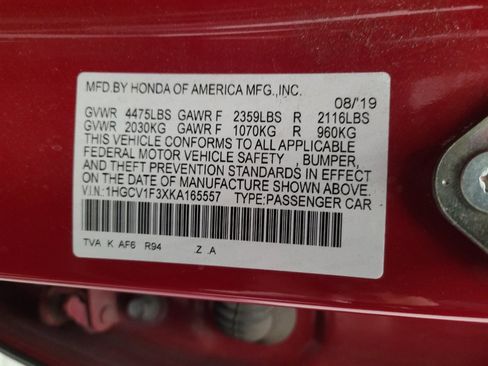 Used 2019 Honda Accord Sport image 33