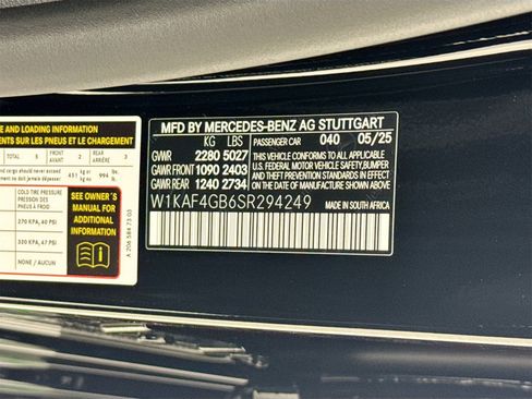 New 2025 Mercedes-Benz C 300 Sedan image 35