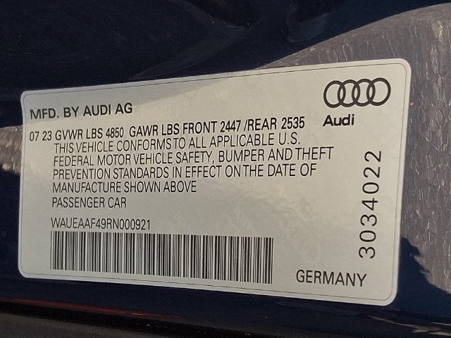 Used 2024 Audi A4 2.0T Premium Plus w/ Premium Plus Package AWD/4WD image 27