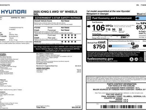 Used 2025 Hyundai Ioniq 5 SEL image 26