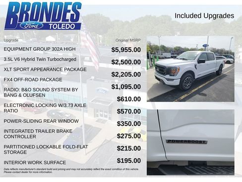 Used 2023 Ford F150 XLT w/ Equipment Group 302A High AWD/4WD image 6