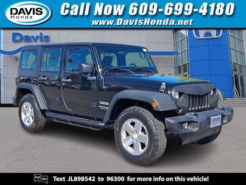 Used 2018 Jeep Wrangler Unlimited Sport w/ Connectivity Group AWD/4WD image 1