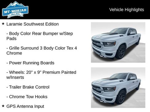 Used 2021 RAM 1500 Laramie w/ Laramie Southwest Edition image 8