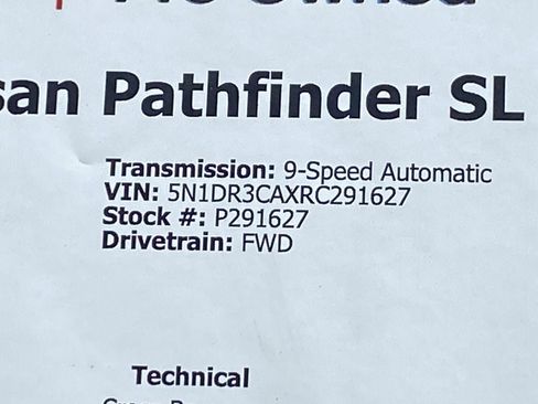 Certified 2024 Nissan Pathfinder SL FWD image 35