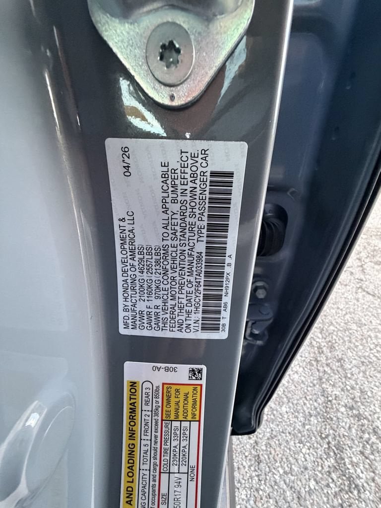 Used 2026 Honda Accord EX-L image 33