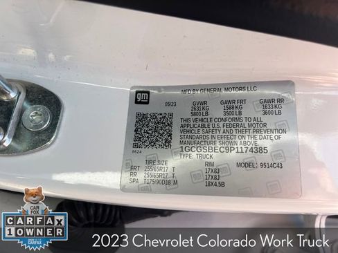 Used 2023 Chevrolet Colorado W/T image 30