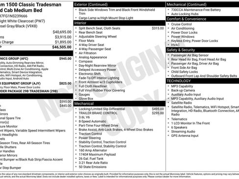 Used 2022 RAM 1500 Tradesman w/ Electronics Group AWD/4WD image 11